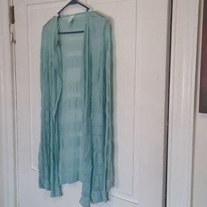 Women's Aquamarine Jones New York Summer Cardigan (Large)